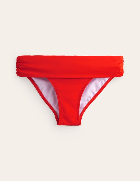 Levanzo Fold Bikini Bottoms Orange Women Boden