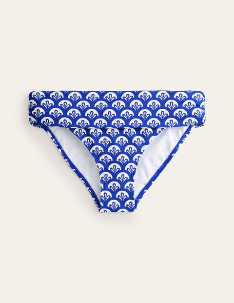 Levanzo Fold Bikini Bottoms Blue Women Boden
