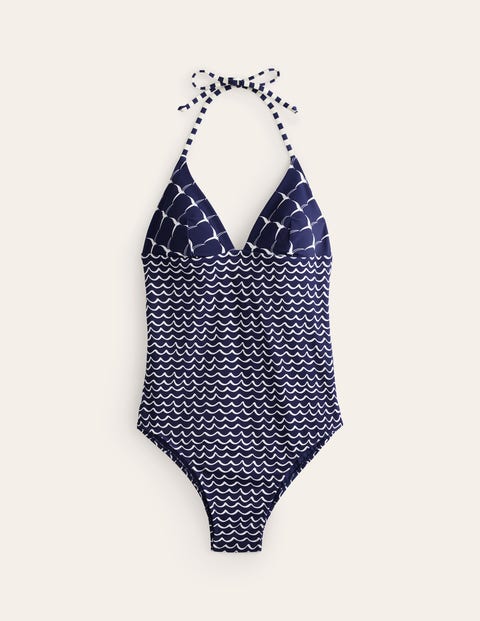 Symi String Swimsuit - Surf The Web, Gardenia Swirl