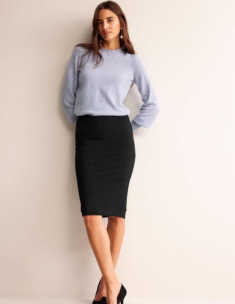 Hampshire Ponte Skirt - Black