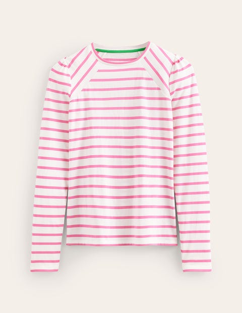 Arabella Stripe T-Shirt Pink Women Boden