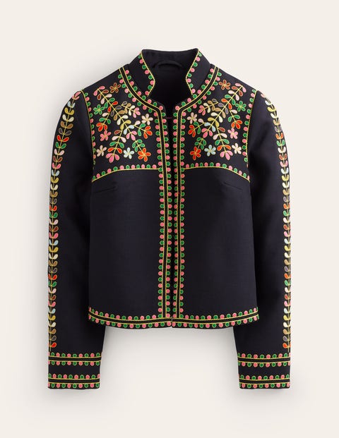 Embroidered Icon Jacket Blue Women Boden