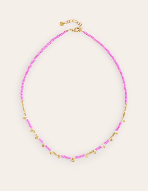 Layering Bead Necklace Pink Women Boden