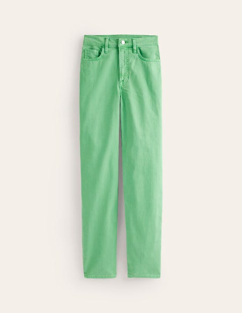 Mid Rise Slim Leg Jeans Green Women Boden