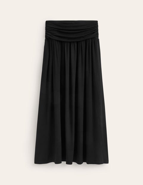 Rosaline Jersey Skirt Black Women Boden