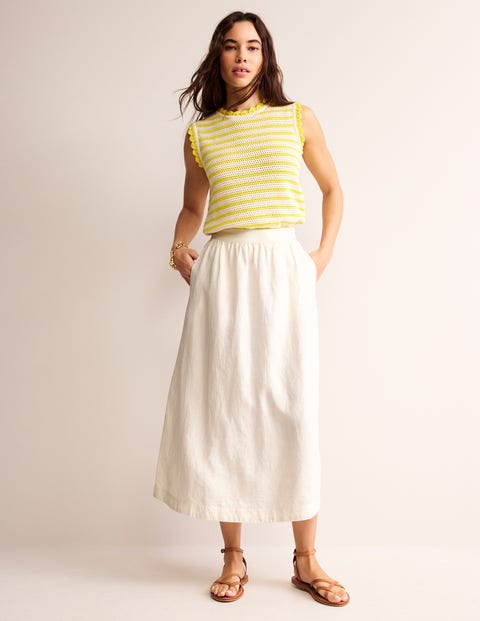Denim long skirt - Women curated on LTK | Womens skirt, Long skirts for  women, Denim skirt trend