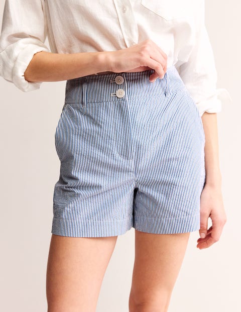 Seersucker shorts women new arrivals