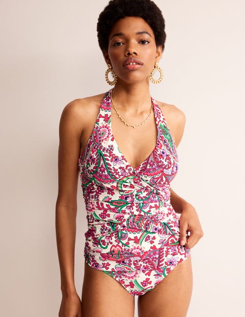 Levanzo Halter Tankini Top - Multi, Fantastical