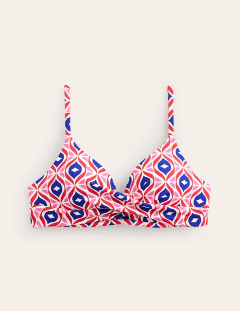 Capri Cup size Bikini Top Rubicondo Diamond Wave