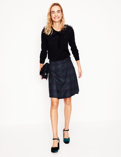 High waisted plaid skirt 7 little words hot sale