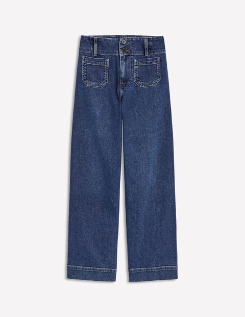 Boden Primel Jeans Mit Aufgesetzter Tasche-beatnik Red In Mid Vintage