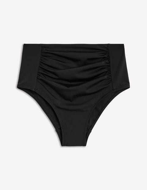 Boden Kythira Geraffte Bikinihose-schwarz In Black