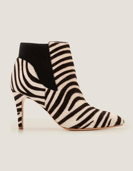 Elsworth Ankle Boots - Zebra | Boden UK