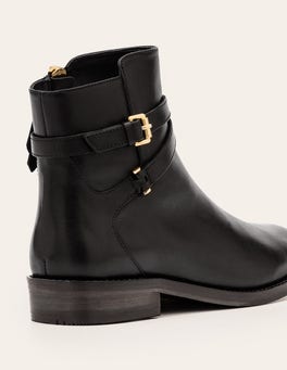 Aldeburgh Ankle Boots - Black | Boden US