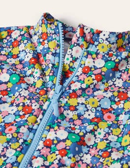Long-sleeved Swimsuit - Multi Flowerpatch | Boden US