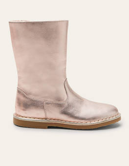bottines rose gold