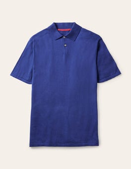 Finsbury Knitted Polo - Inky Blue | Boden US