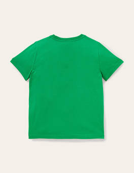 Lift-the-Flap T-shirt - Green Pepper Monster Truck