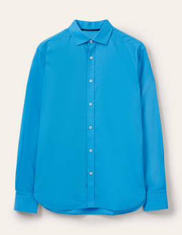 Cutaway Collar Linen Shirt - Blithe | Boden US