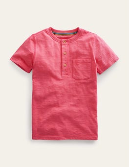 Lässiges T-Shirt mit Neonstreifen - Haferbeige Meliert/Neongelb | Boden DE