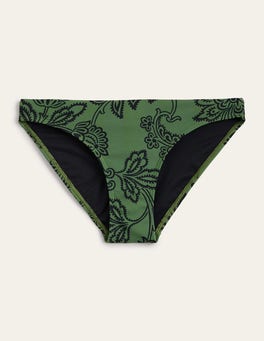 Classic Bikini Bottoms - Winter Green, Meadow | Boden UK