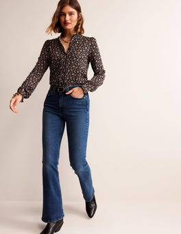 Caroline Jersey Shirt - Multi, Tulip Bud | Boden UK