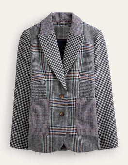 The Marylebone Tweed Blazer - Hotchpotch Check | Boden US