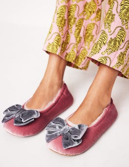 Women's slippers with bows hotsell