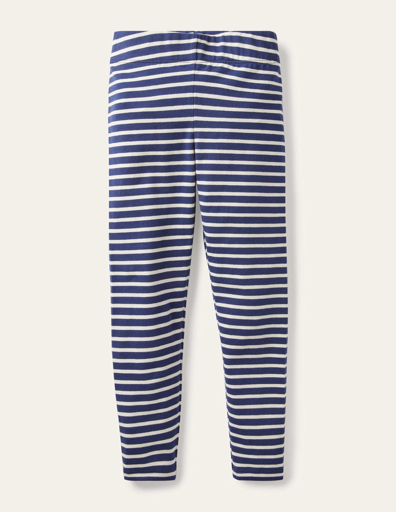 Boden Fun Leggings - Starboard Blue/Ivory