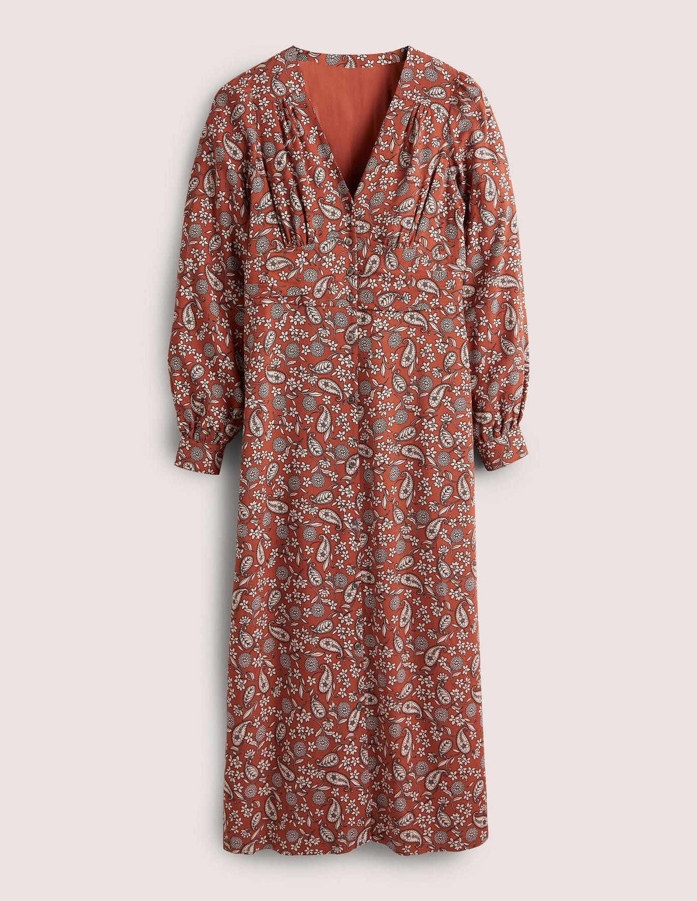 boden.co.uk | Button Through Midi Tea Dress