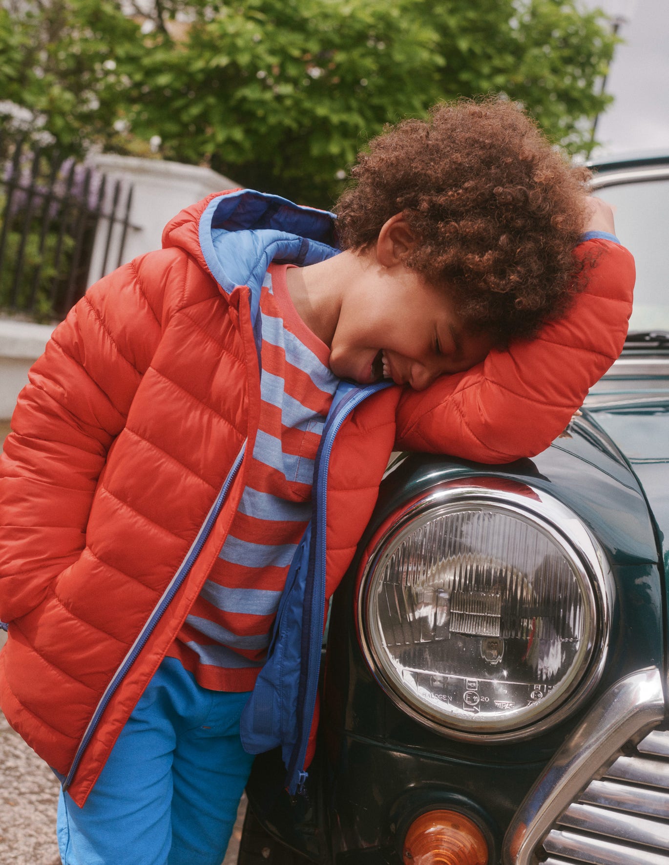Boden Pack-away Padded Jacket - Red