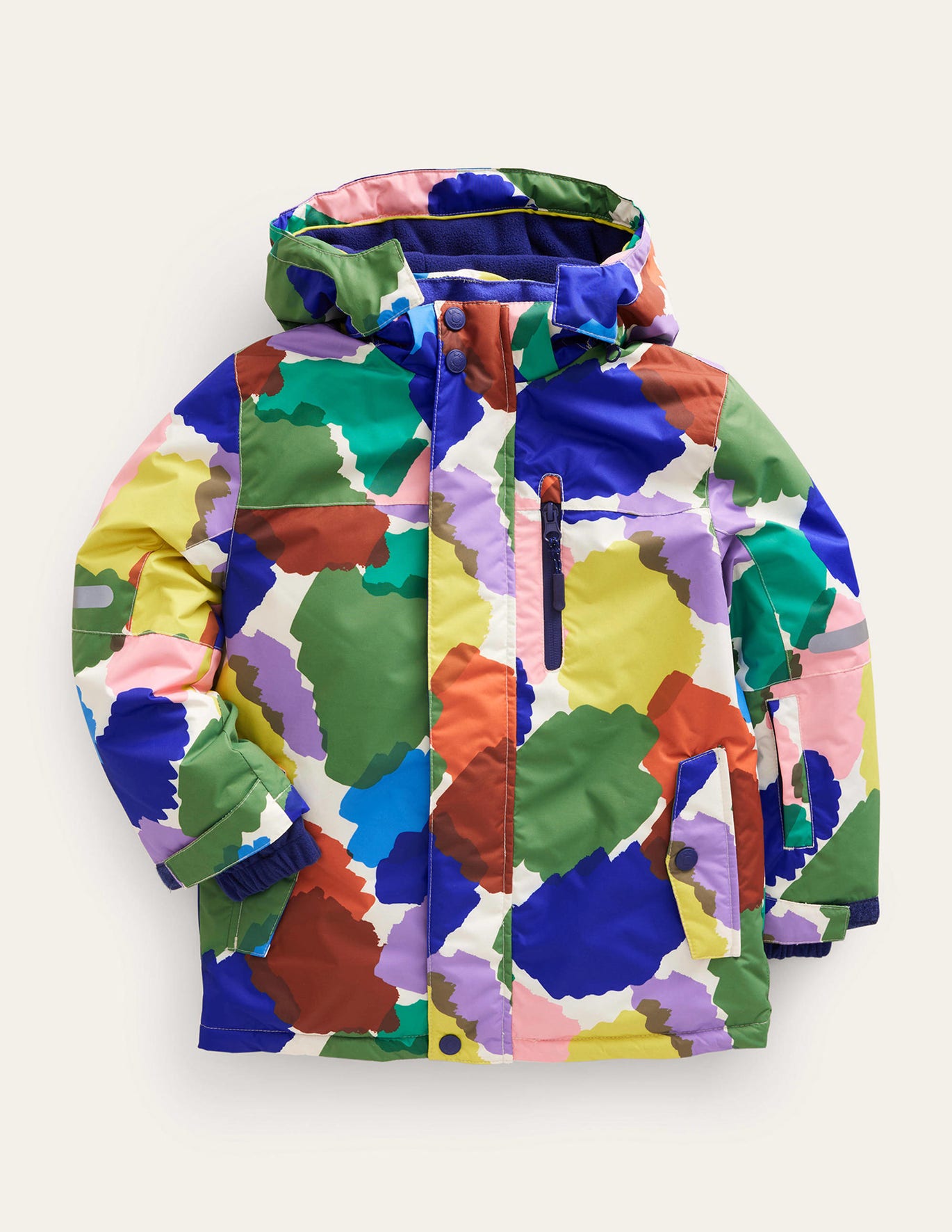 Boden All-weather Waterproof Jacket - Painterly Patch