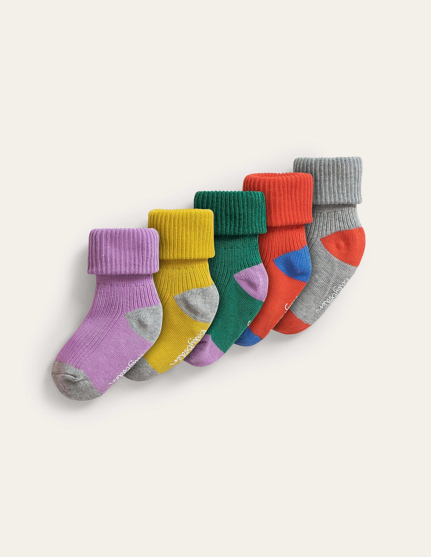 Boden Sock Box 5 Pack - Multi Rib