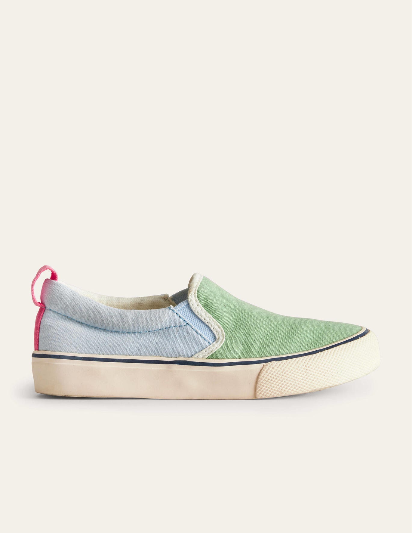 Boden Canvas Slip Ons - Multi