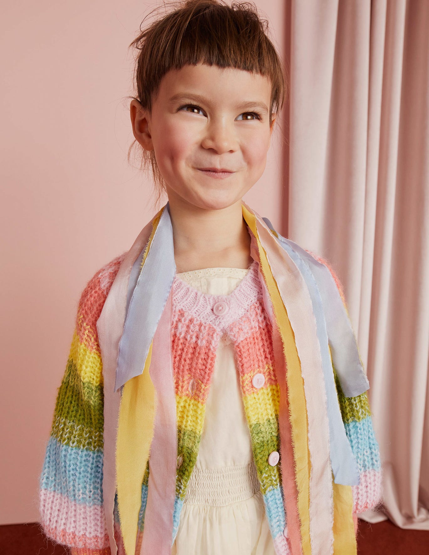 Boden Ombre Rainbow Cardigan - Multi