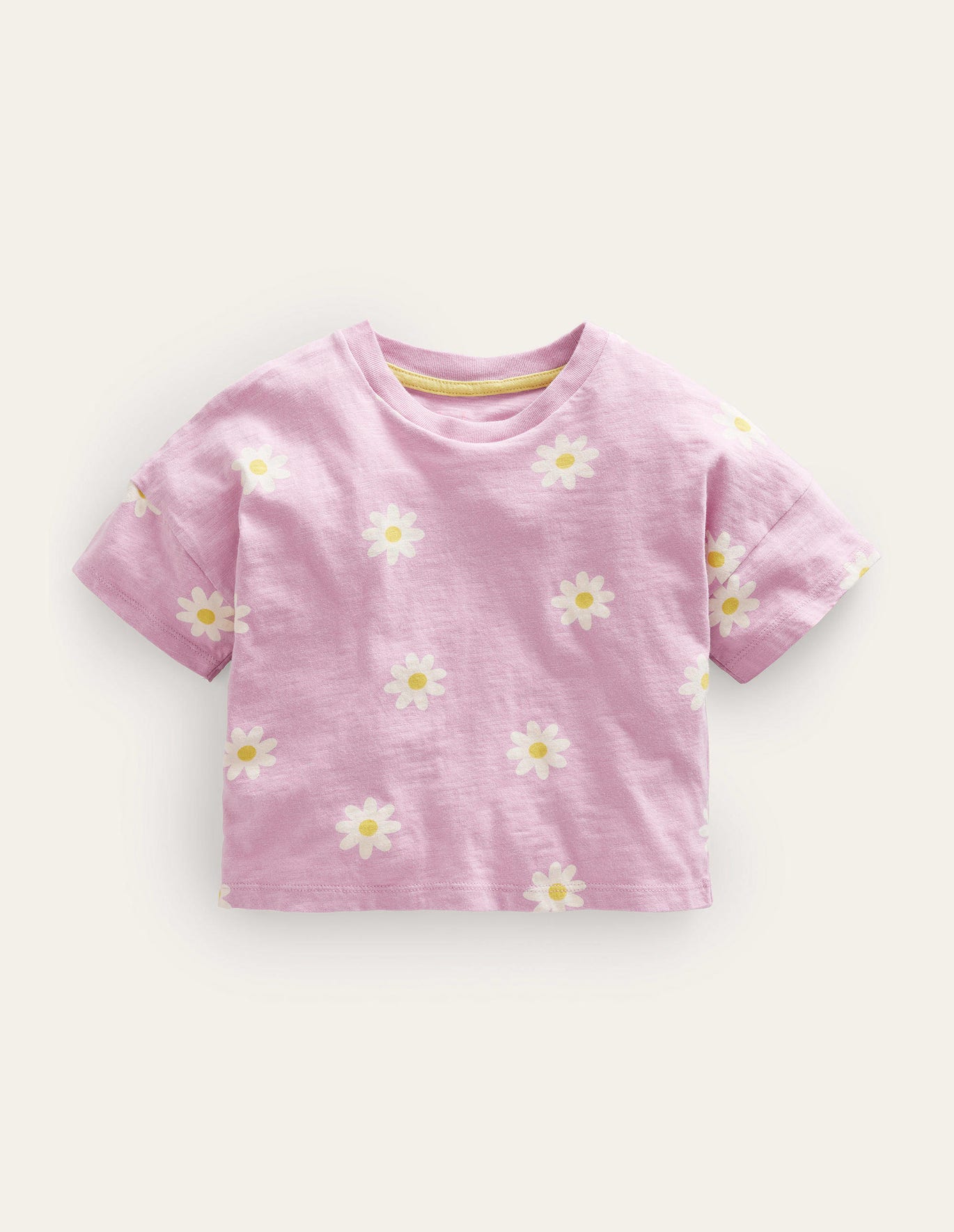 Boden Relaxed T-shirt - Soft Lavender Daisies