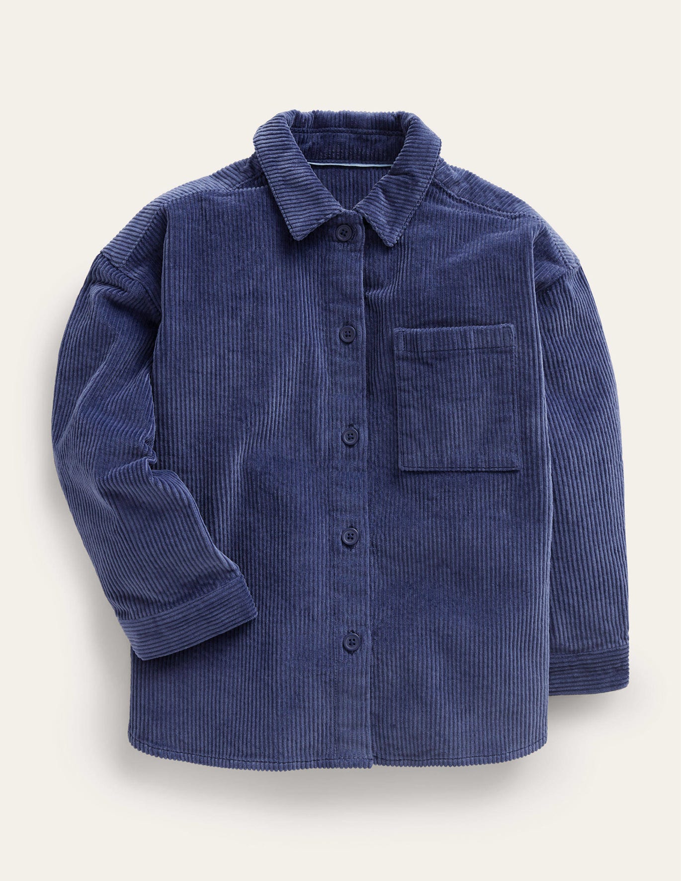Boden Relaxed Cord Shirt - College Navy