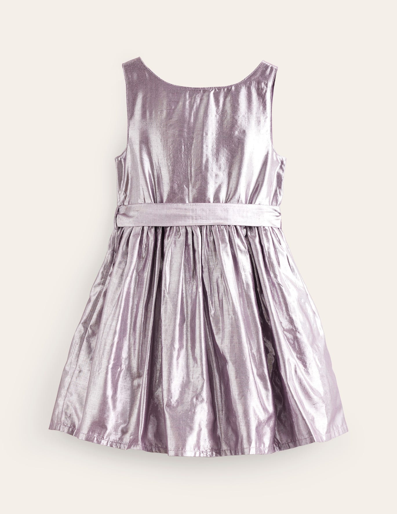 Boden Metallic Spot Tulle Dress - Mountain Heather Silver