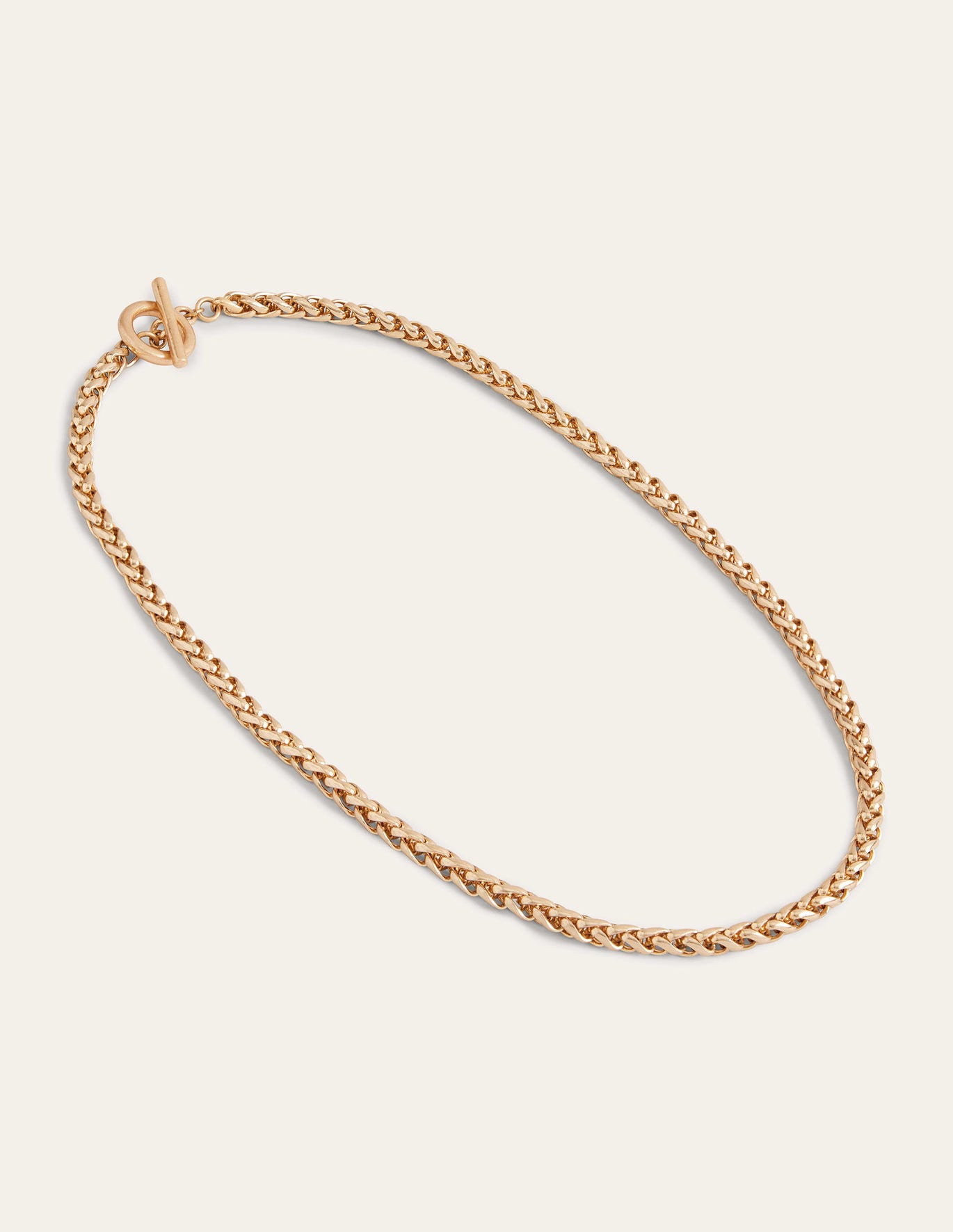 bodenusa.com | T Ring Clasp Chain Necklace