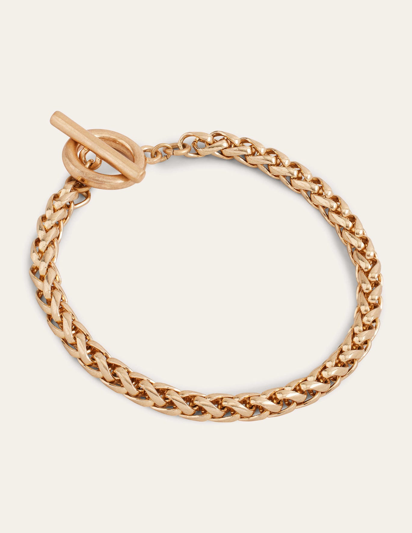 bodenusa.com | T Ring Clasp Chain Bracelet