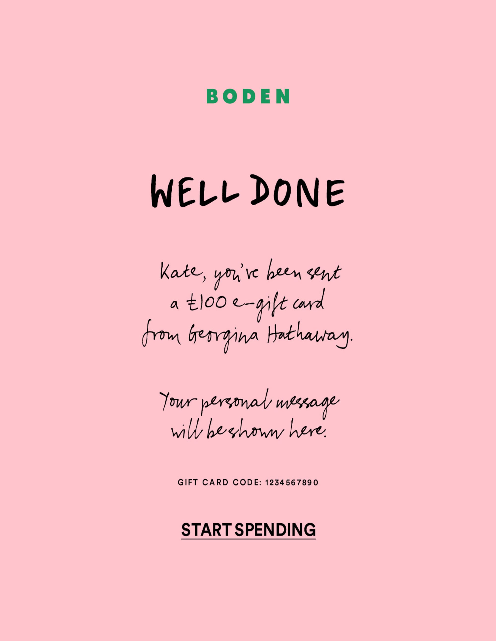 E Gift Voucher Confetti Spot Boden UK
