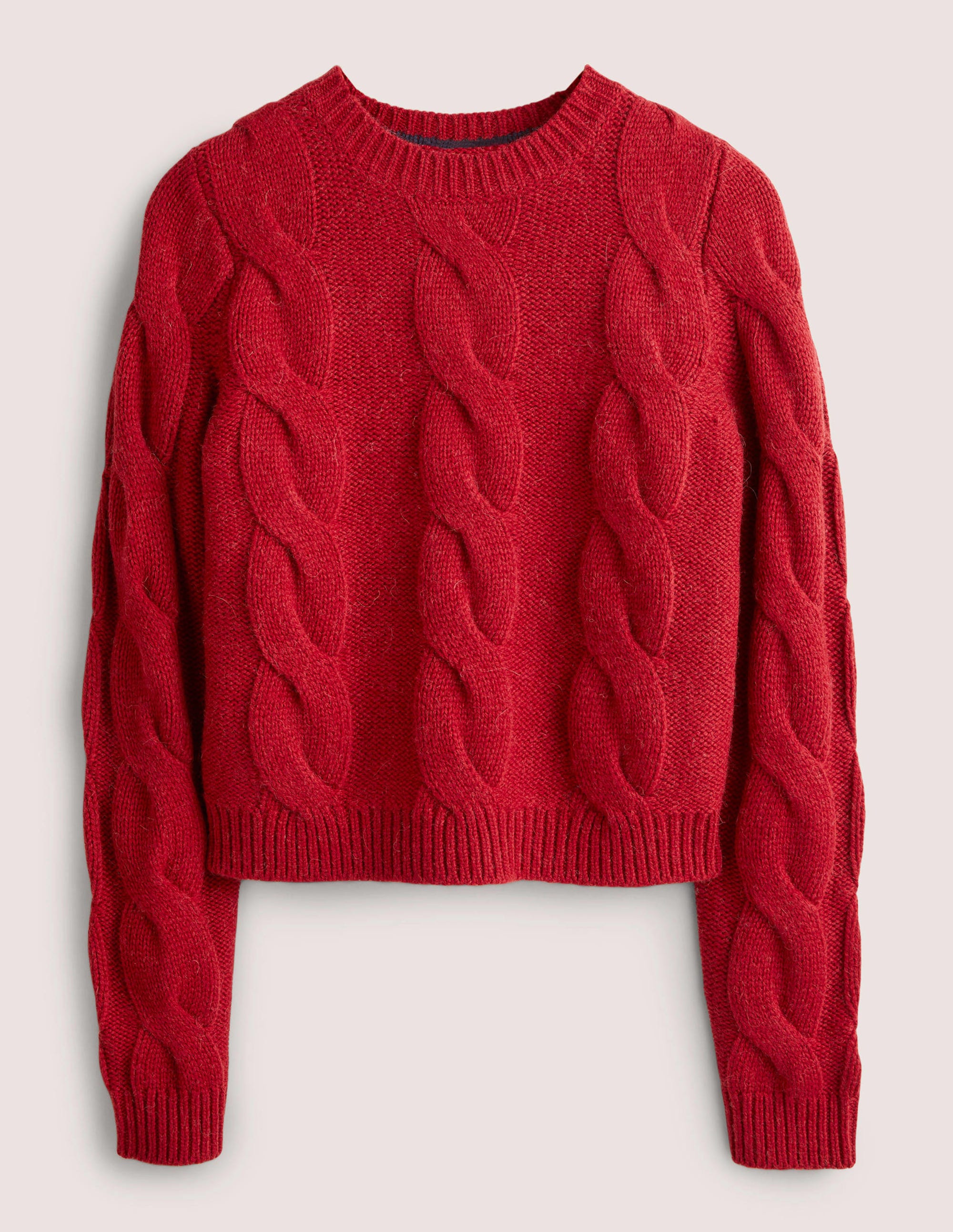 Pull Torsade Epais Ivoire Chaud Boden Fr