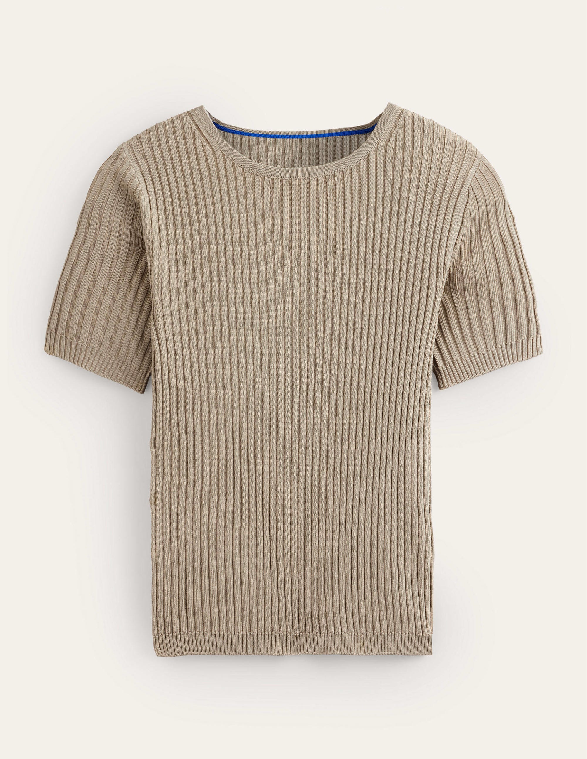 Tee shirt maille top côtelée femme