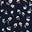 Navy Ditsy Petal