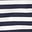 Navy/Ivory Stripe