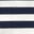 Navy/Ivory Stripe