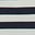 Navy/Ivory Stripe