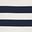 Navy/Ivory Stripe
