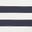 Navy/Ivory Stripe