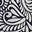 Navy, Fern Swirl